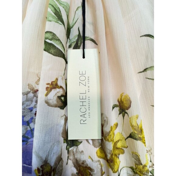 NWT Rachel Zoe Floral Sheer Long Sleeve Blouse w/ Inner Womens S Multicolor - Picture 3 of 15